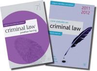 Criminal Law + Core Statutes on Criminal Law 2011-12