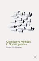 Quantitative Methods in Sociolinguistics: