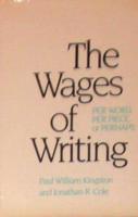 The Wages of Writing