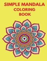 Simple Mandala Coloring Book