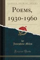 Poems, 1930-1960 (Classic Reprint)