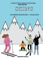 Coloring Book for 7+ Year Olds (Skiing)