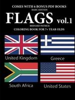 Coloring Books for 7+ Year Olds (Flags Volume 1)