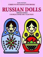Coloring Book for 2 Year Olds (Russian Dolls)