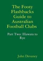 The Footy Flashbacks Guide to Australian Football Clubs Part Two