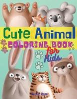 CUTE ANIMALS COLORING BOOK for Kids