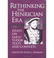Rethinking the Henrician Era