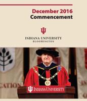 December 2016 Commencement