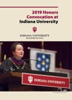 2019 Honors Convocation at Indiana University