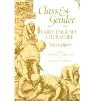 Class and Gender in Early English Literature