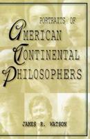 Portraits of American Continental Philosophers