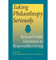Taking Philanthropy Seriously