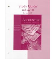 Study Guide for Use With Accounting