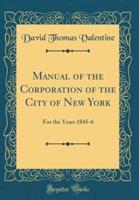 Manual of the Corporation of the City of New York