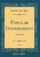 Popular Government, Vol. 53
