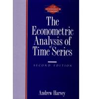 The Econometric Analysis of Time Series
