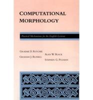 Computational Morphology