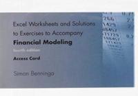 Excel Worksheets and Solutions to Exercises to Accompany Financial Modeling, Fourth Edition, Access Code