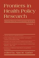 Frontiers in Health Policy. Vol. 1