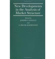 New Developments in the Analysis of Market Structure