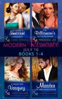 Modern Romance July 2016. Books 1-4