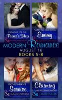 Modern Romance August 2016. Books 5-8