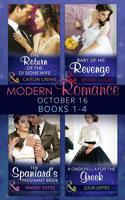 Modern Romance October 2016 Books 1-4. Books 1-4 October 2016