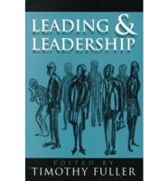 Leading and Leadership
