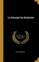 Le Principle De Relativité