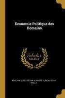 Economie Politique Des Romains
