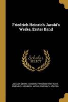 Friedrich Heinrich Jacobi's Werke, Erster Band