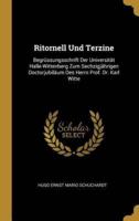 Ritornell Und Terzine