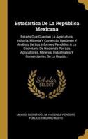 Estadística De La República Mexicana
