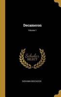 Decameron; Volume 1