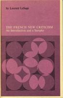 The French New Criticism