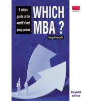 Which MBA?