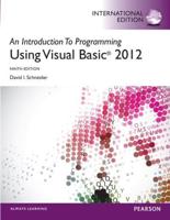 An Introduction to Programming Using Visual Basic¬ 2012