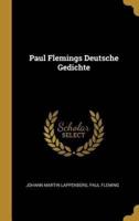 Paul Flemings Deutsche Gedichte