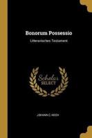 Bonorum Possessio