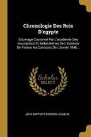 Chronologie Des Rois D'egypte