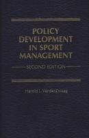 Policy Development in Sport Management
