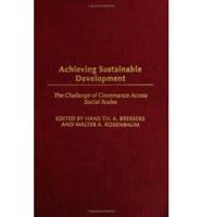 Achieving Sustainable Development