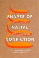 Shapes of Native Nonfiction Shapes of Native Nonfiction