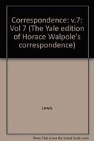 The Yale Editions of Horace Walpole's Correspondence, Volume 7