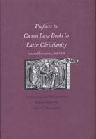 Prefaces to Canon Law Books in Latin Christianity