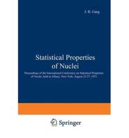 Statistical Properties of Nuclei;