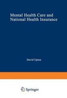 Mental Health Care and National Health Insurance