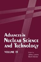 Advances in Nuclear Science and Technology. Vol.15