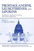 Prostaglandins, Leukotrienes and Lipoxins