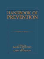 Handbook of Prevention